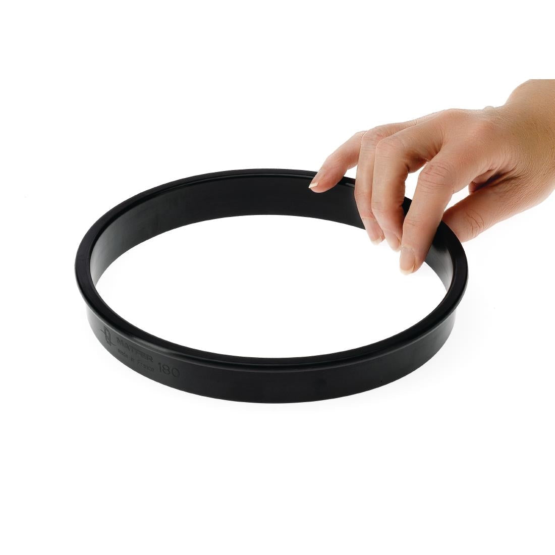 FA990 Matfer Bourgeat Exoglass Tart Ring 180mm JD Catering Equipment Solutions Ltd