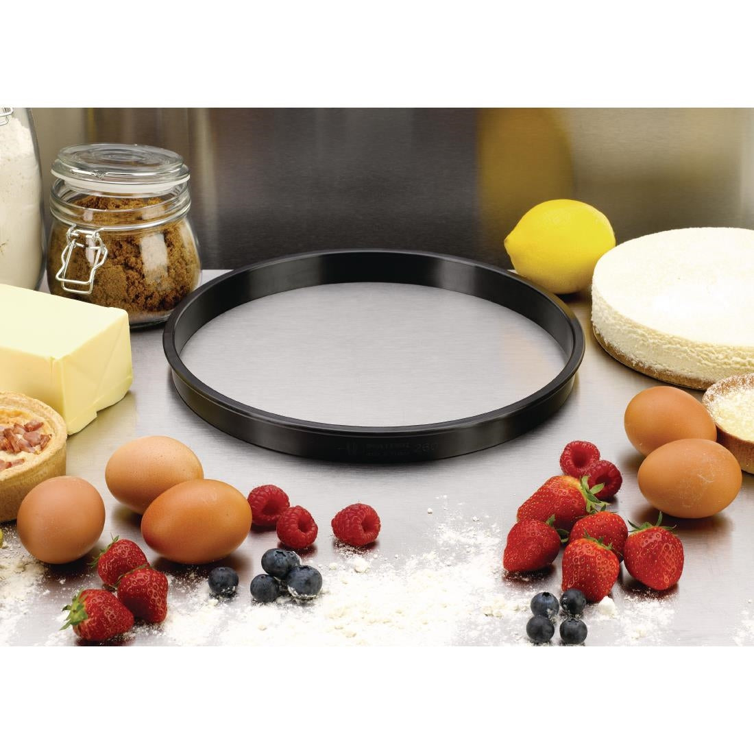 FA994 Matfer Bourgeat Exoglass Tart Ring 260mm JD Catering Equipment Solutions Ltd
