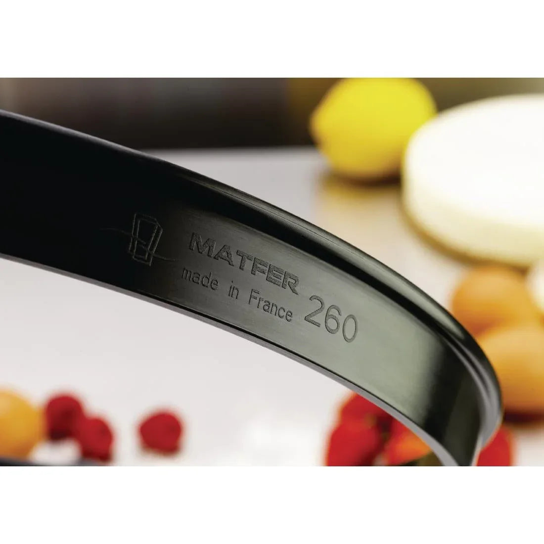 FA994 Matfer Bourgeat Exoglass Tart Ring 260mm - JD Catering Equipment Solutions Ltd
