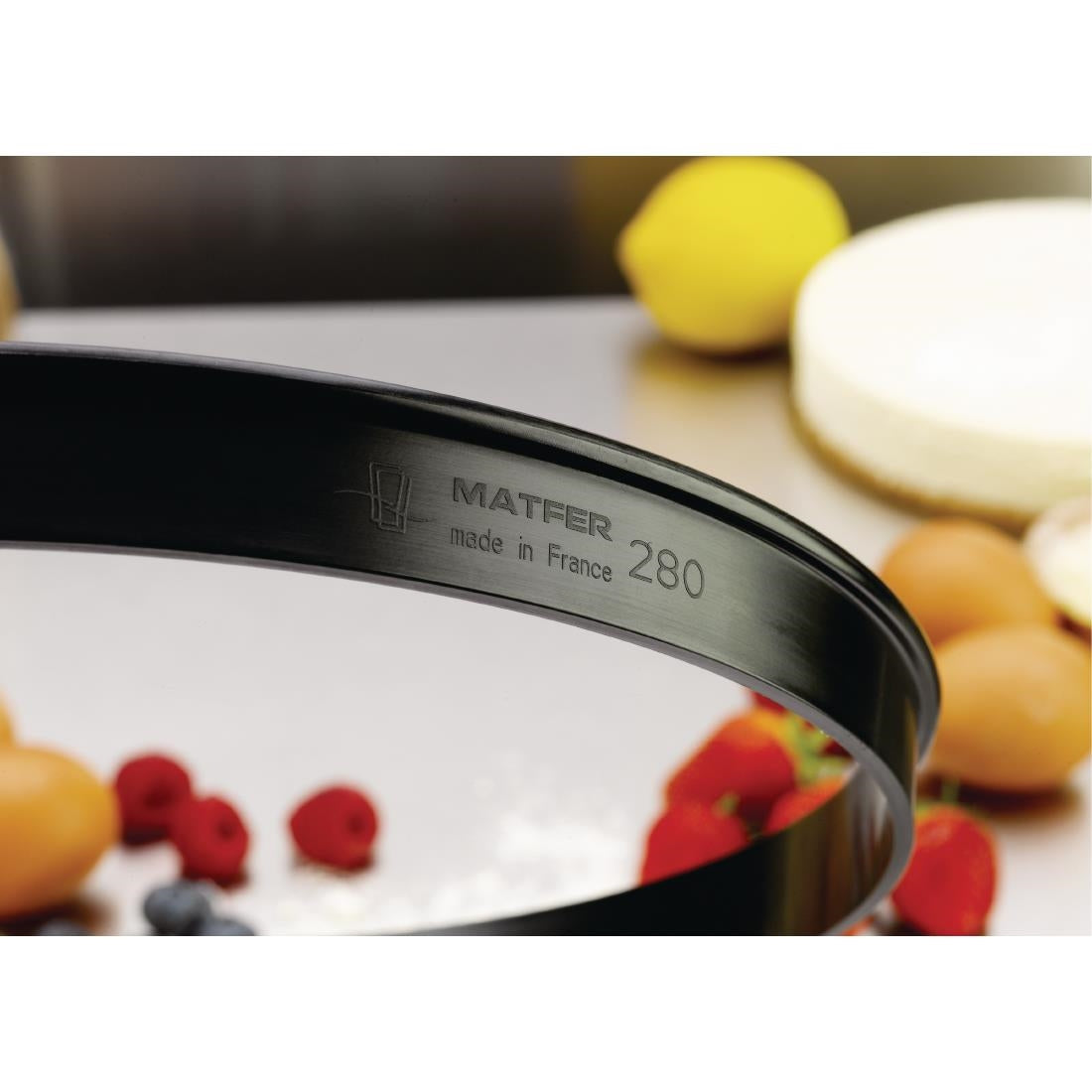 FA995 Matfer Bourgeat Exoglass Tart Ring 280mm JD Catering Equipment Solutions Ltd