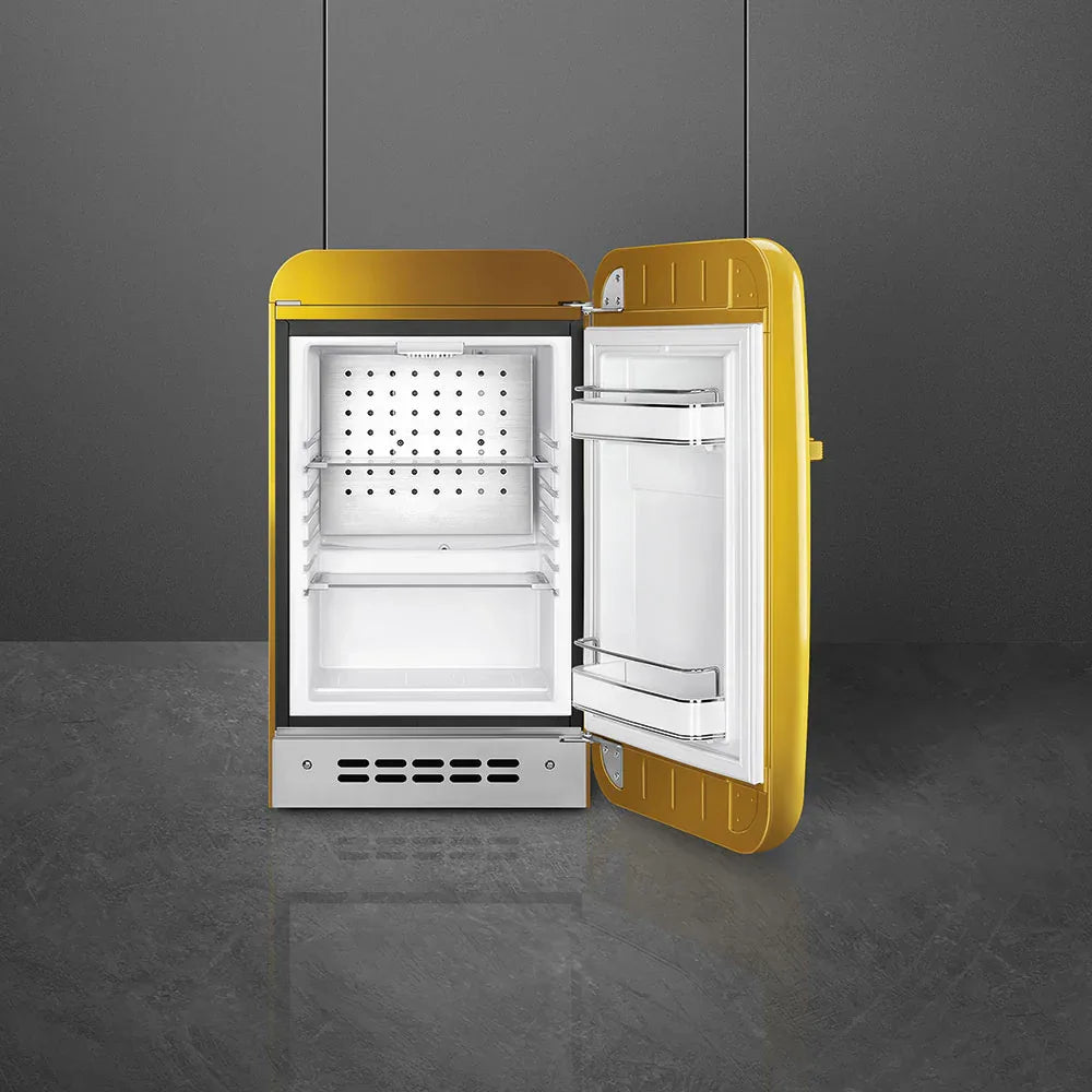 Smeg Retro 50's Style Mini Fridge Gold FAB5RDGO5 - JD Catering Equipment Solutions Ltd