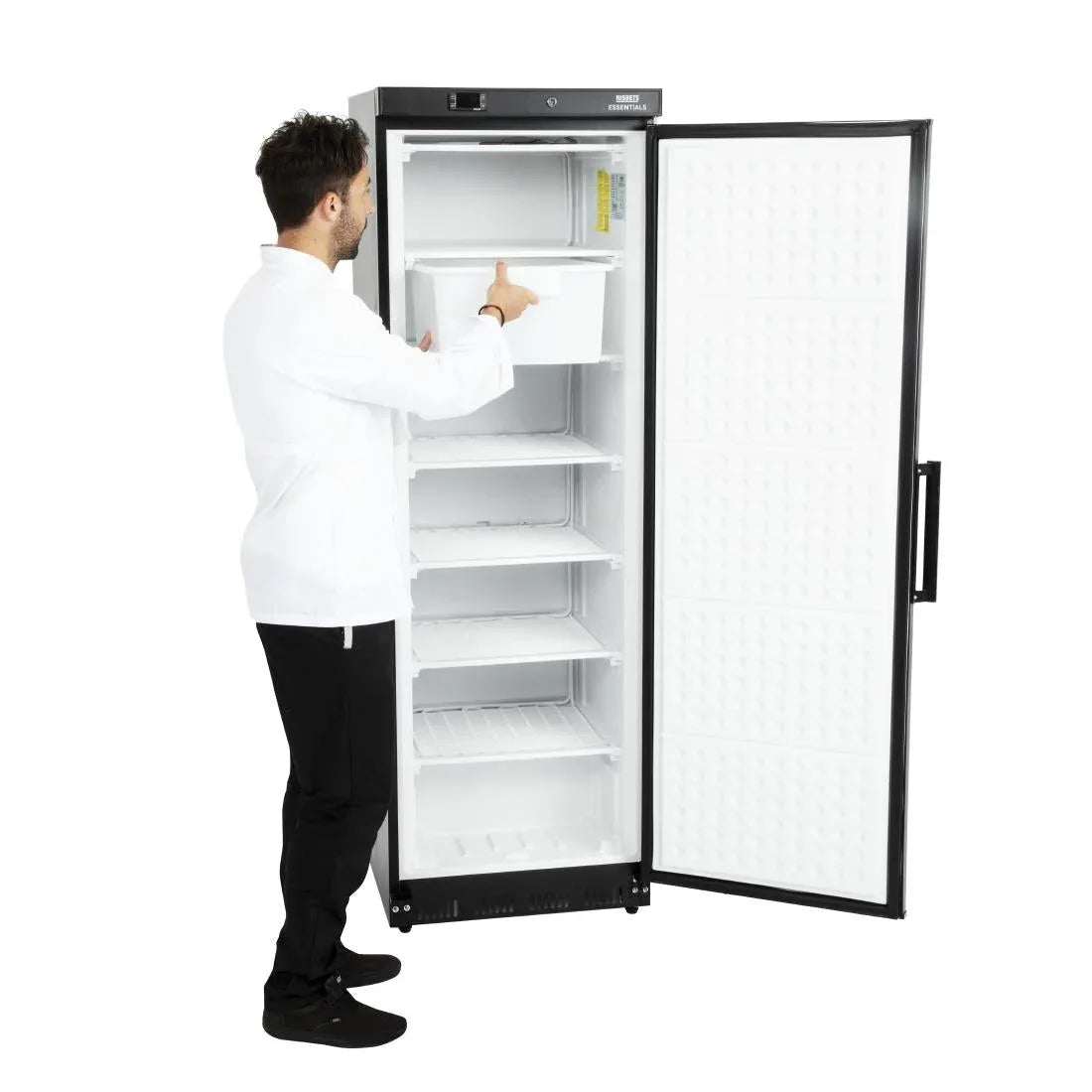 FB049 Nisbets Essentials Upright Freezer - JD Catering Equipment Solutions Ltd