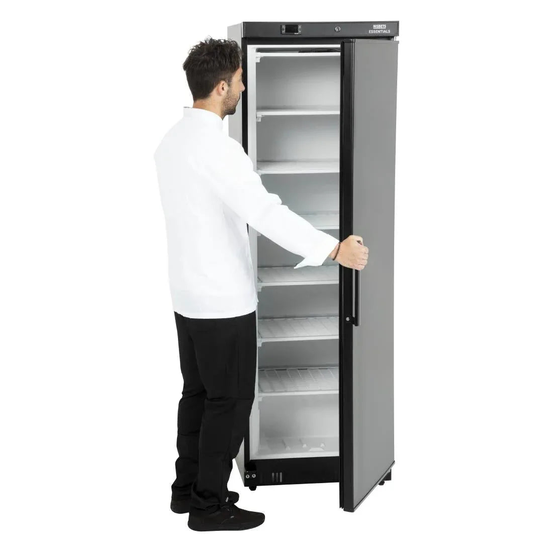 FB049 Nisbets Essentials Upright Freezer - JD Catering Equipment Solutions Ltd