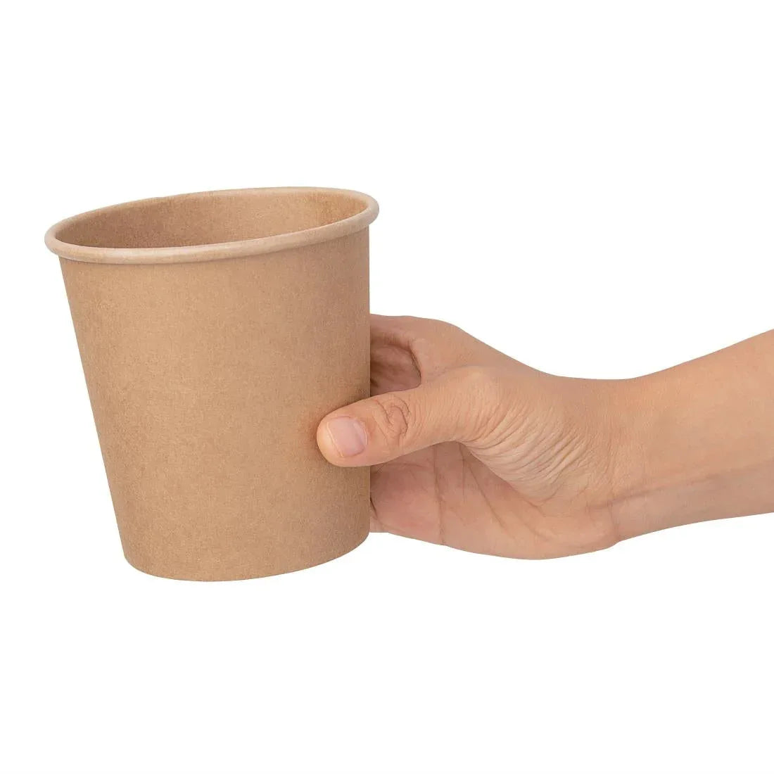 FB164 Fiesta Green Compostable Soup Containers 98mm 455ml / 16oz (Pack of 500) - JD Catering Equipment Solutions Ltd