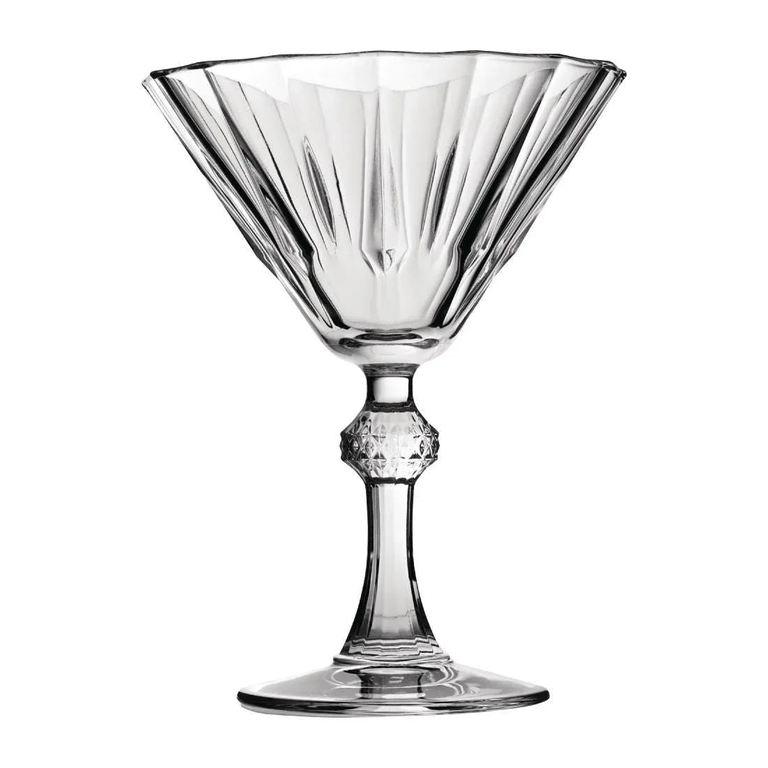FB192 Utopia Diamond Martini Glasses 240ml (Pack of 12) - JD Catering Equipment Solutions Ltd