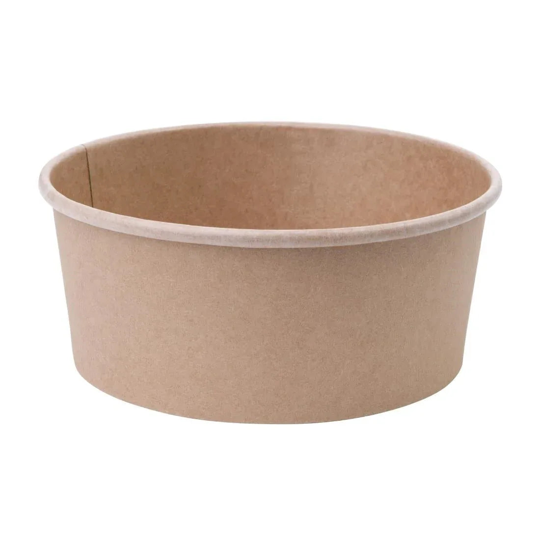 FB197 Fiesta Compostable Round Kraft Salad Bowls 750ml / 26oz (Pack of 300) - JD Catering Equipment Solutions Ltd