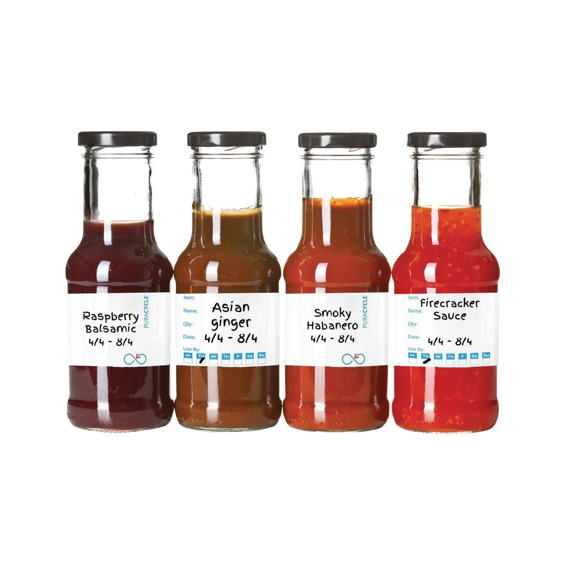 FB281 Puracycle Reusable Day Labels (Pack of 50) JD Catering Equipment Solutions Ltd