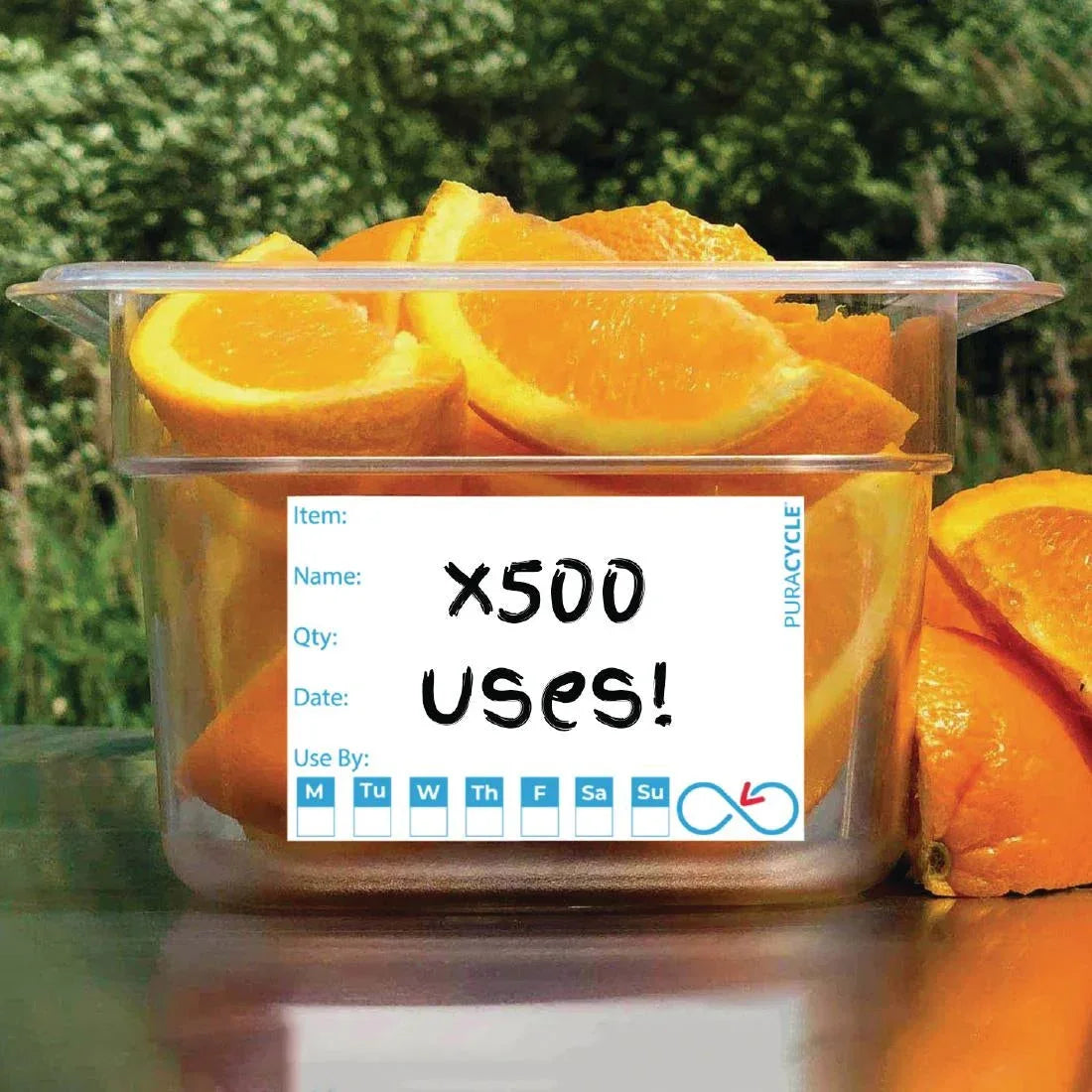 FB281 Puracycle Reusable Day Labels (Pack of 50) - JD Catering Equipment Solutions Ltd