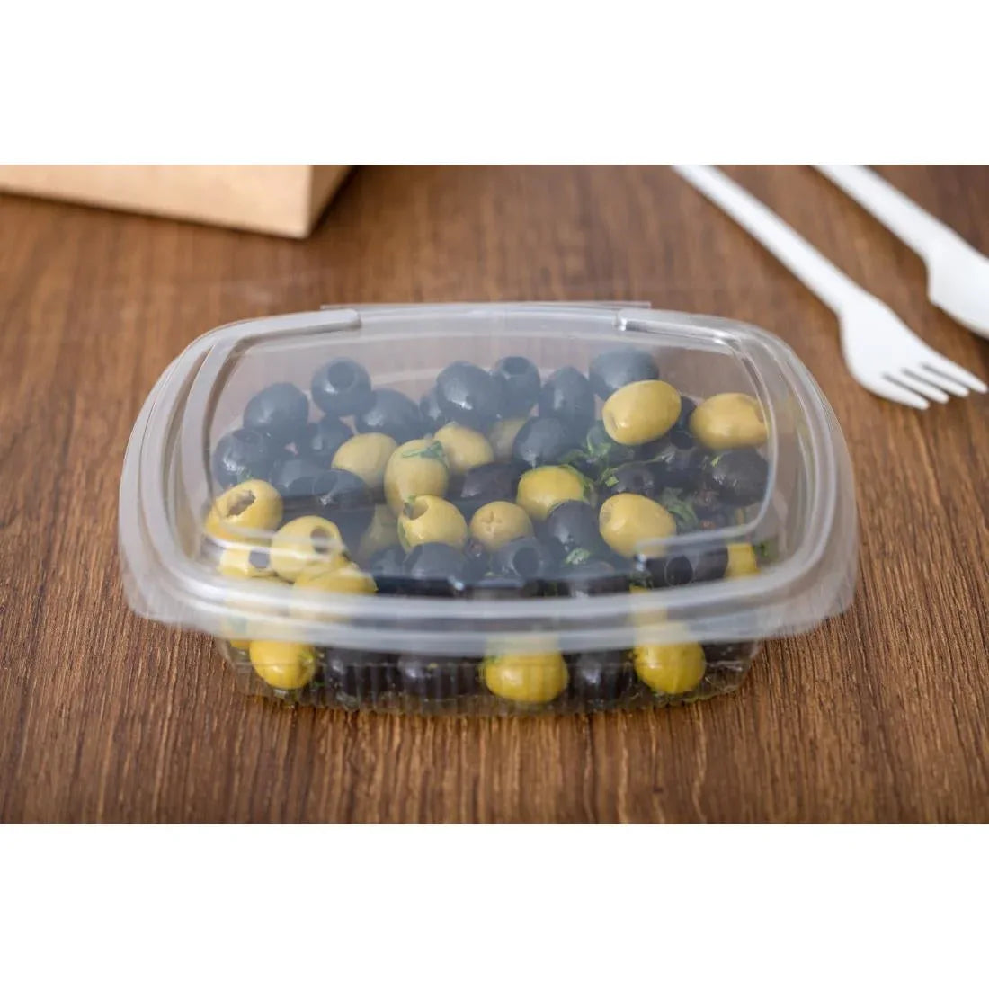 FB357 Faerch Fresco Recyclable Deli Containers With Lid 750ml / 26oz (Pack of 300) - JD Catering Equipment Solutions Ltd