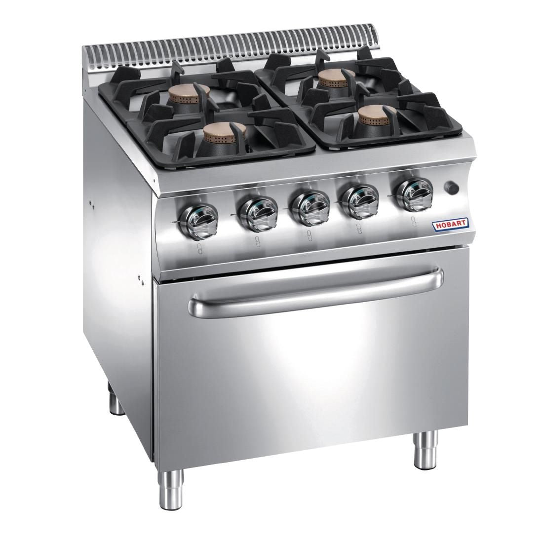 FB450 Hobart Domina 4 Burner Oven Range JD Catering Equipment Solutions Ltd