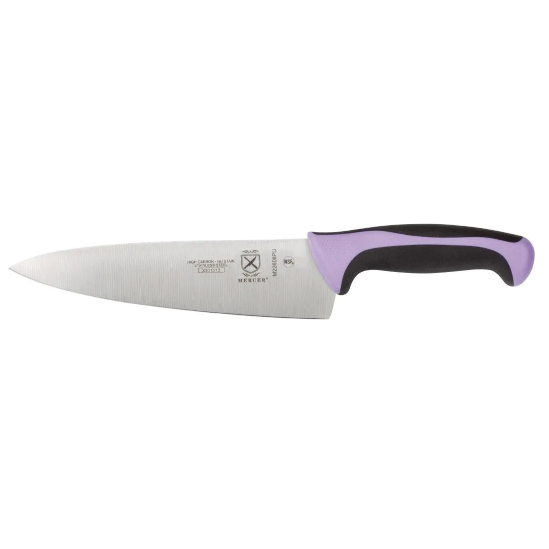 FB501 Mercer Millennia Culinary Allergen Safety Chefs Knife 20cm - JD Catering Equipment Solutions Ltd