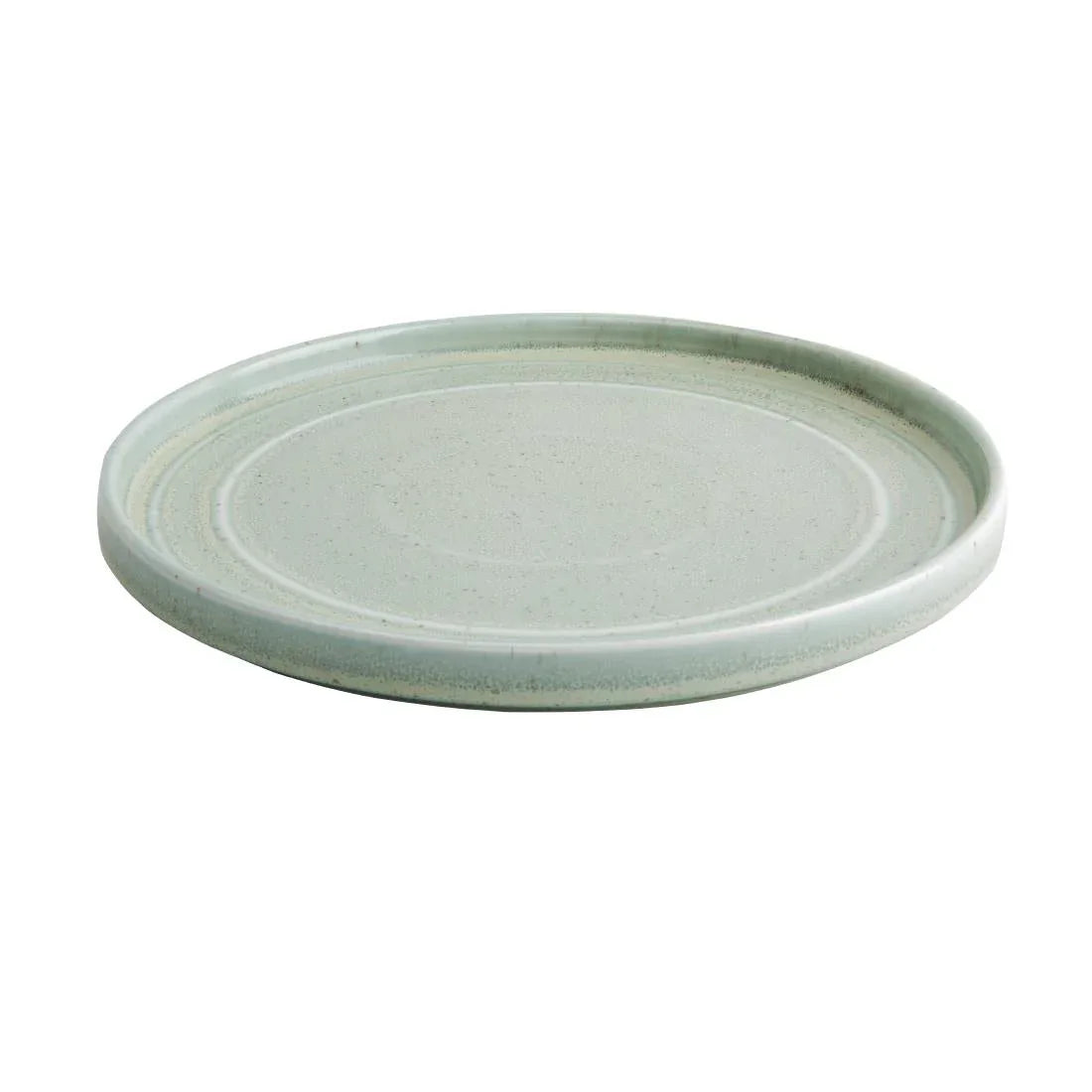 FB563 Olympia Cavolo Flat Round Plates Spring Green 220mm (Pack of 6) - JD Catering Equipment Solutions Ltd