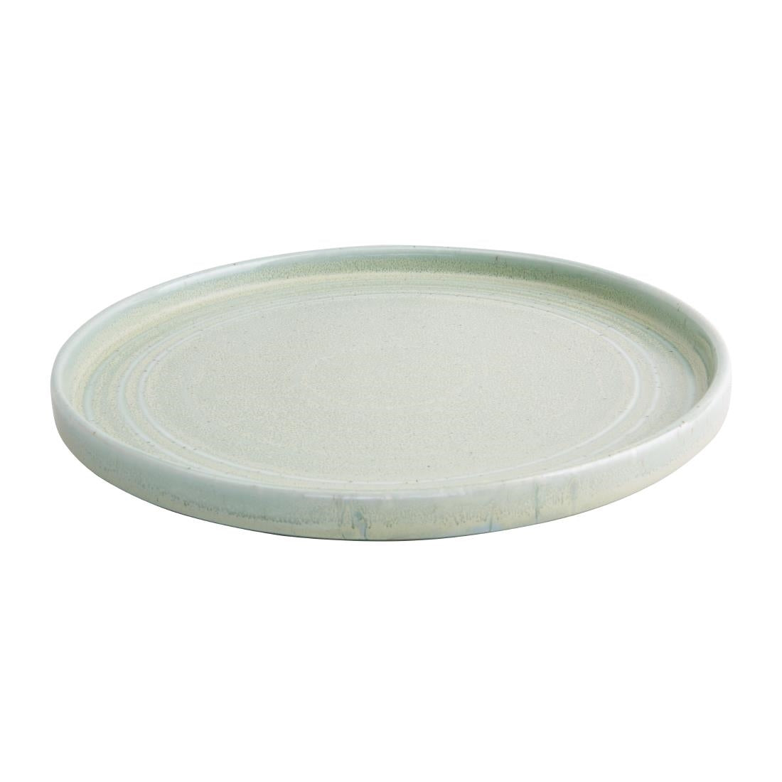 FB564 Olympia Cavolo Flat Round Plates Spring Green 270mm (Pack of 4) JD Catering Equipment Solutions Ltd