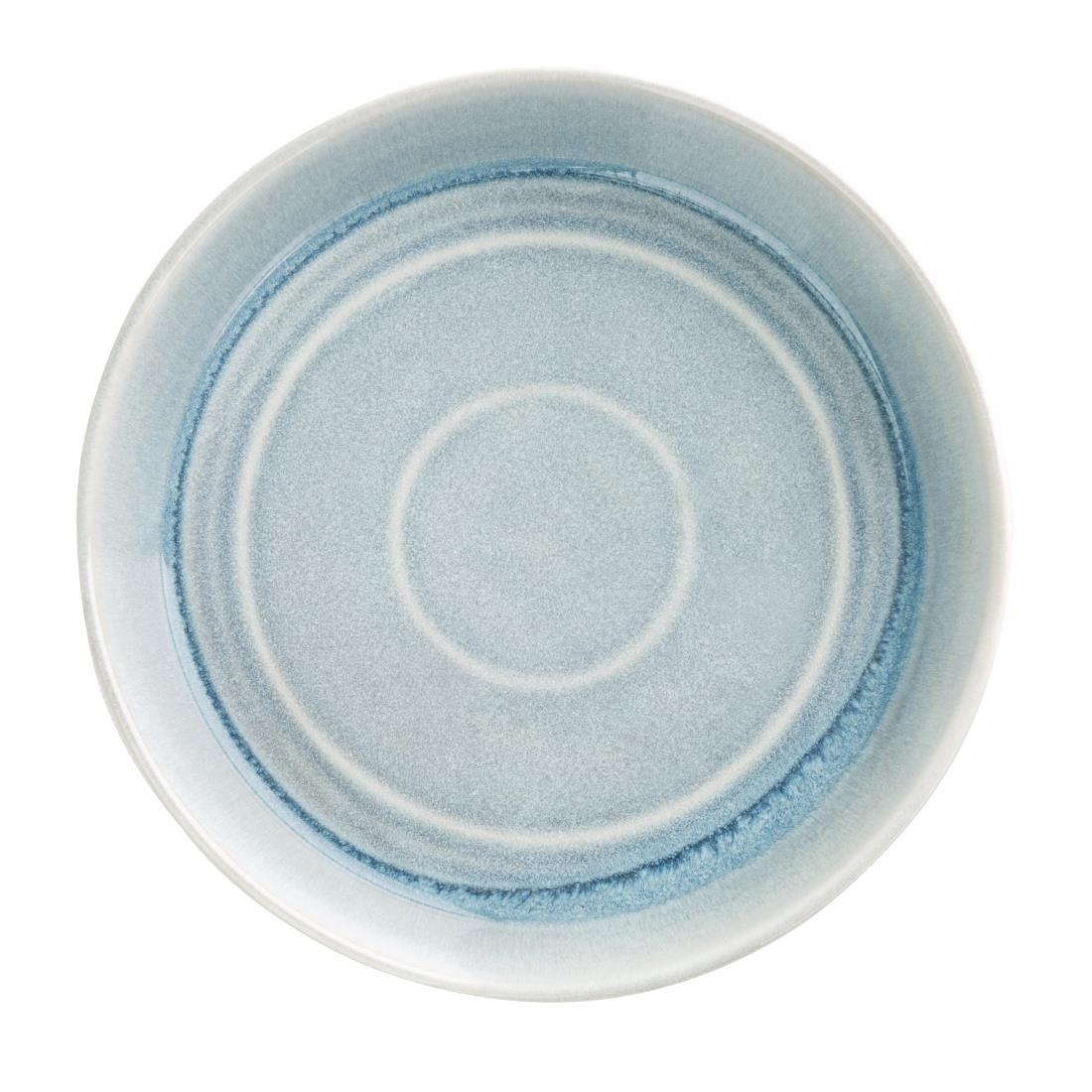 FB566 Olympia Cavolo Flat Round Bowls Ice Blue 220mm (Pack of 4) JD Catering Equipment Solutions Ltd