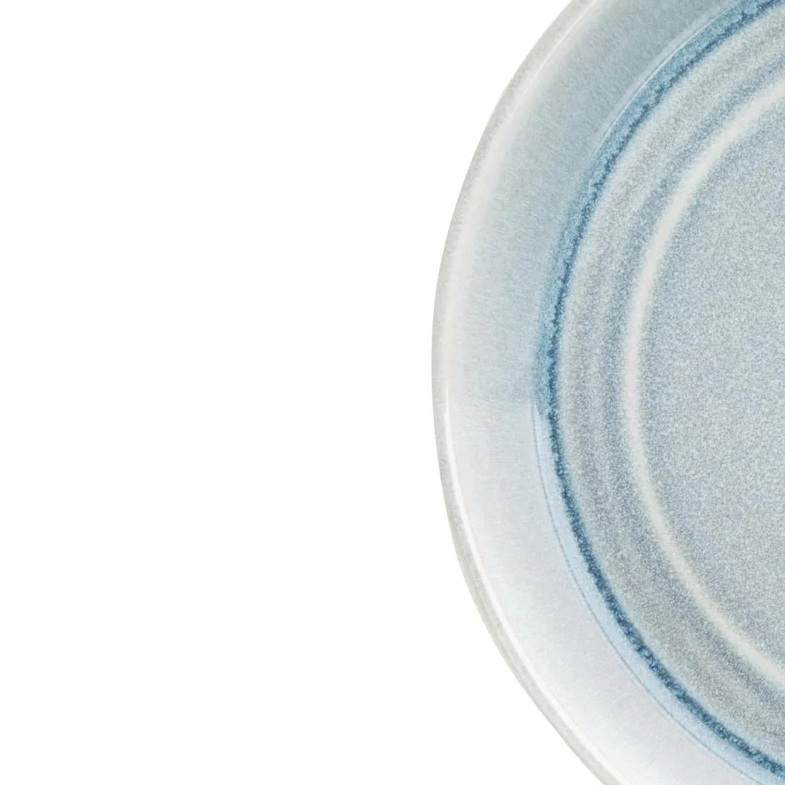 FB566 Olympia Cavolo Flat Round Bowls Ice Blue 220mm (Pack of 4) - JD Catering Equipment Solutions Ltd
