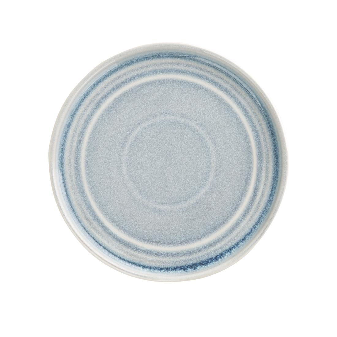FB567 Olympia Cavolo Flat Round Plates Ice Blue 180mm (Pack of 6) JD Catering Equipment Solutions Ltd