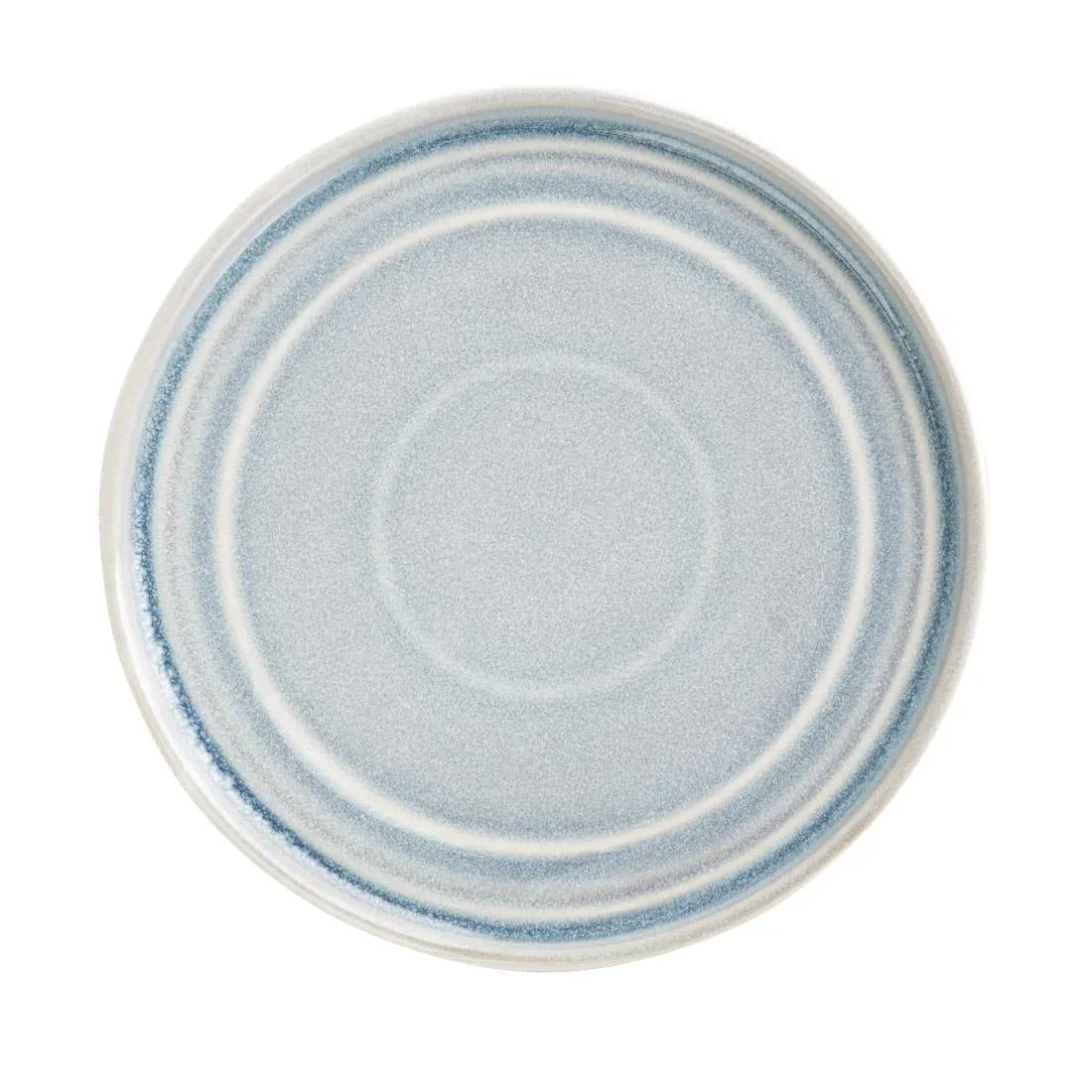 FB568 Olympia Cavolo Flat Round Plates Ice Blue 220mm (Pack of 6) - JD Catering Equipment Solutions Ltd