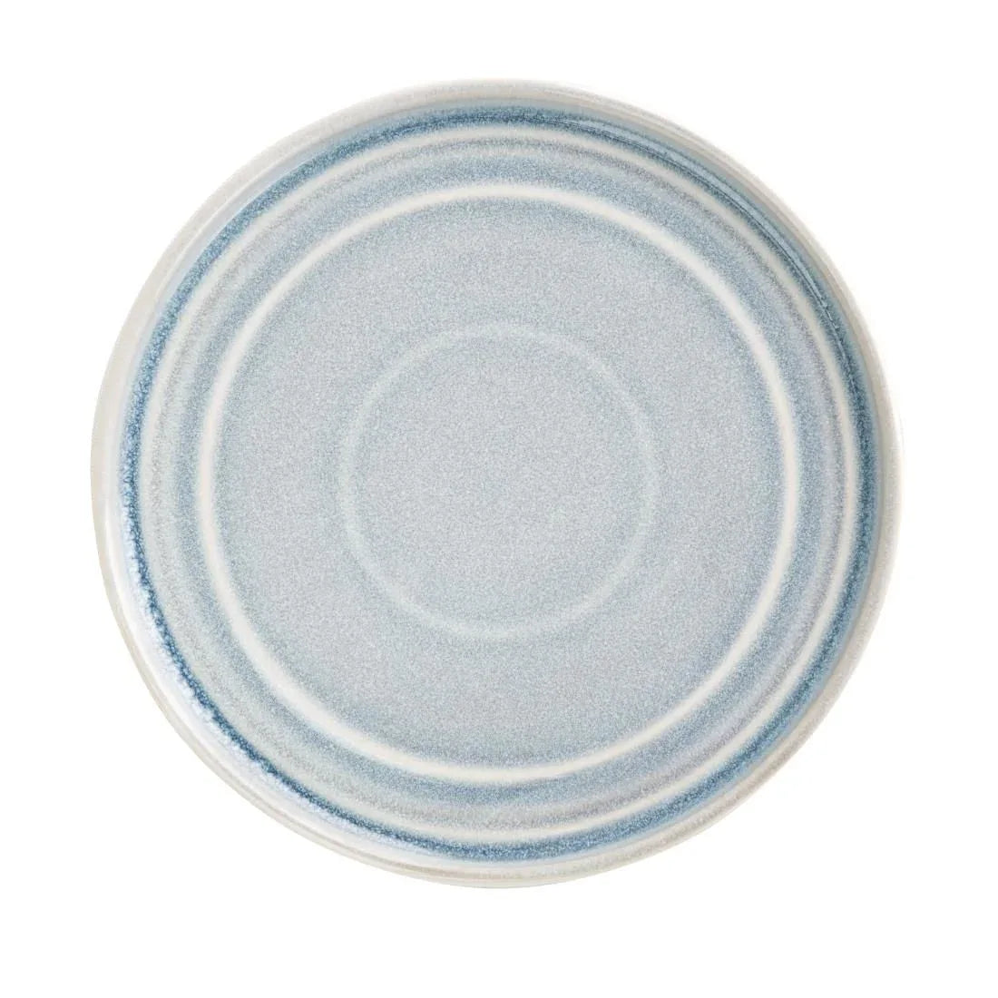 FB568 Olympia Cavolo Flat Round Plates Ice Blue 220mm (Pack of 6) - JD Catering Equipment Solutions Ltd