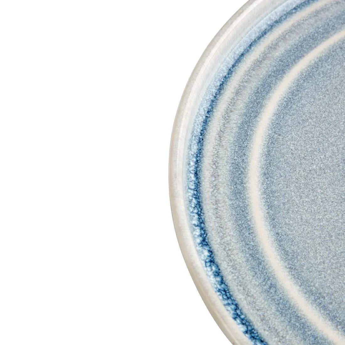 FB569 Olympia Cavolo Flat Round Plates Ice Blue 270mm (Pack of 4) - JD Catering Equipment Solutions Ltd