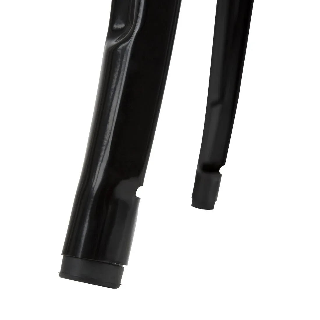 FB595 Bolero Bistro Bar Table with Wooden Top Black - JD Catering Equipment Solutions Ltd