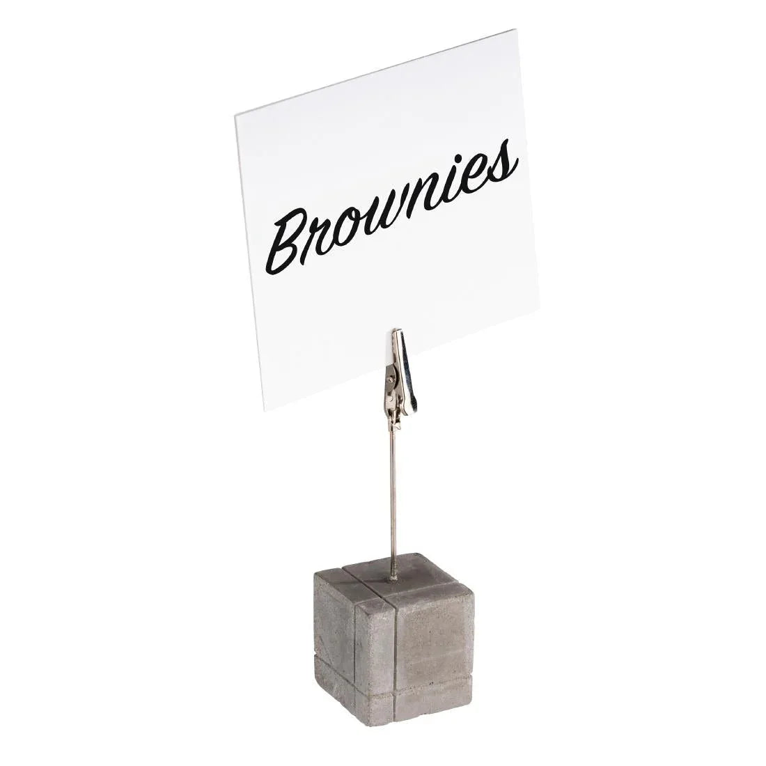 FB616 APS Concrete Effect Table Stand Square With Peg (Pack of 4) - JD Catering Equipment Solutions Ltd