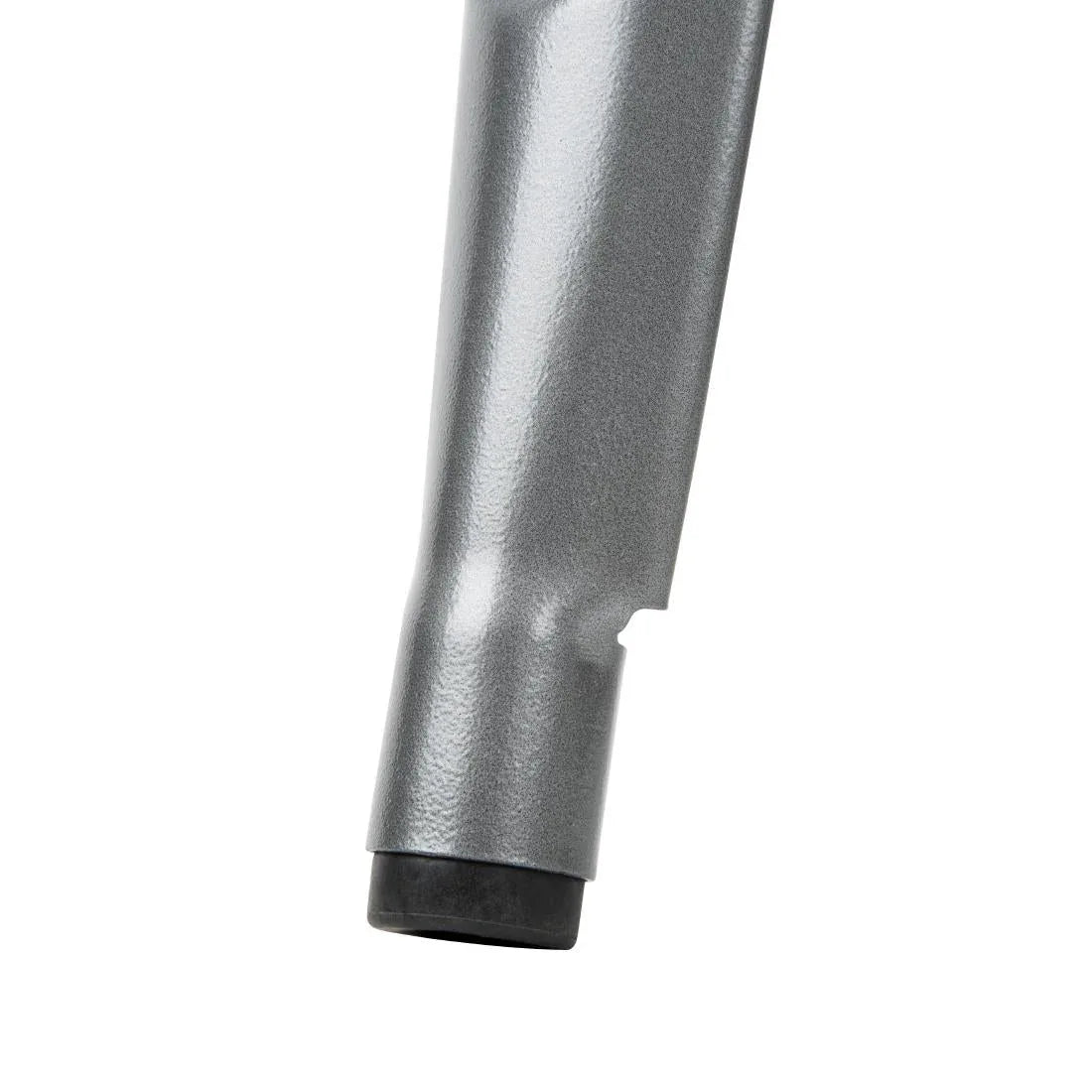 FB624 Bolero Bistro Backrest High Stools with Wooden Seat Pad Gun Metal (Pack of 4) - JD Catering Equipment Solutions Ltd