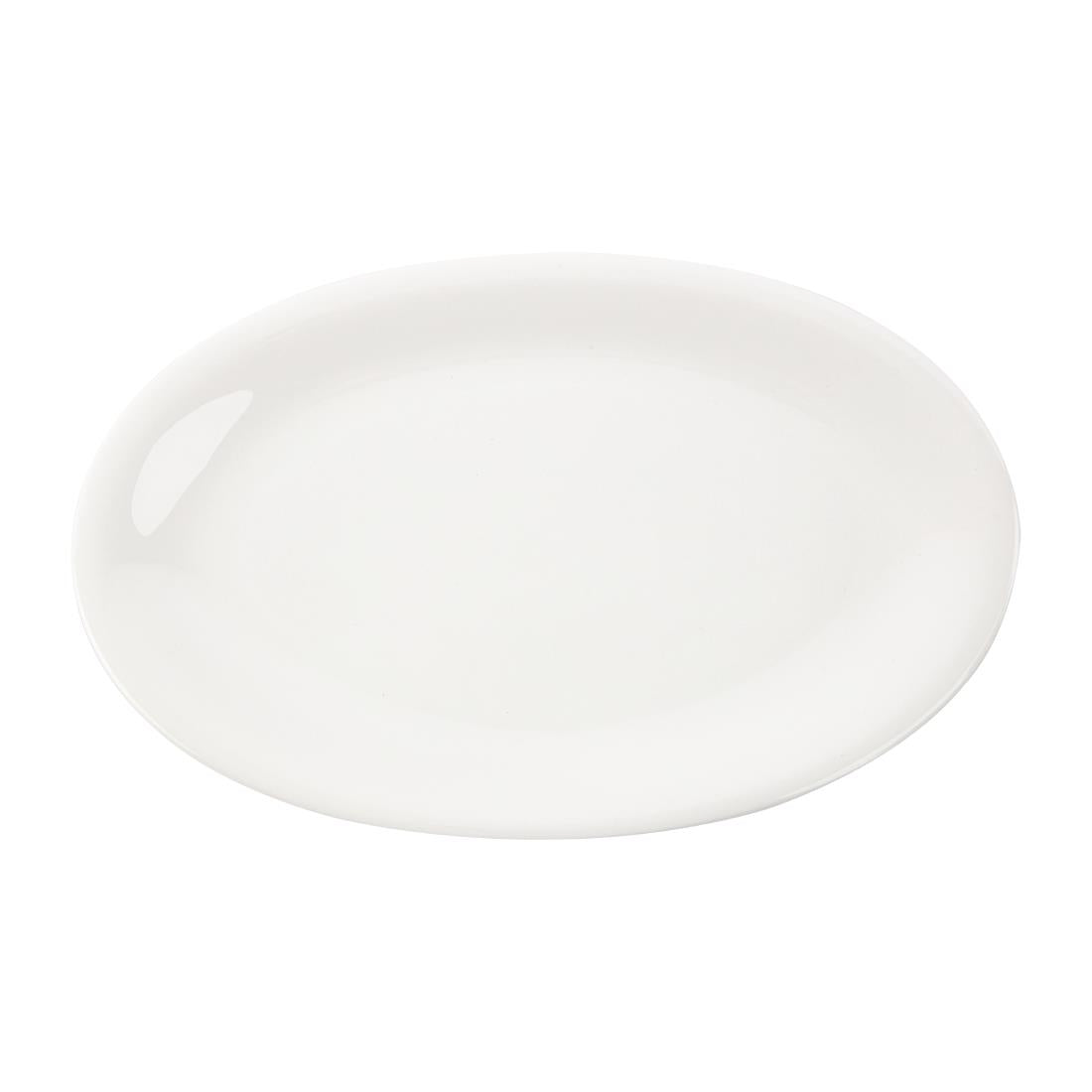 FB638 Royal Bone Ascot Oval Plate 180 x 280mm (Pack of 6) JD Catering Equipment Solutions Ltd