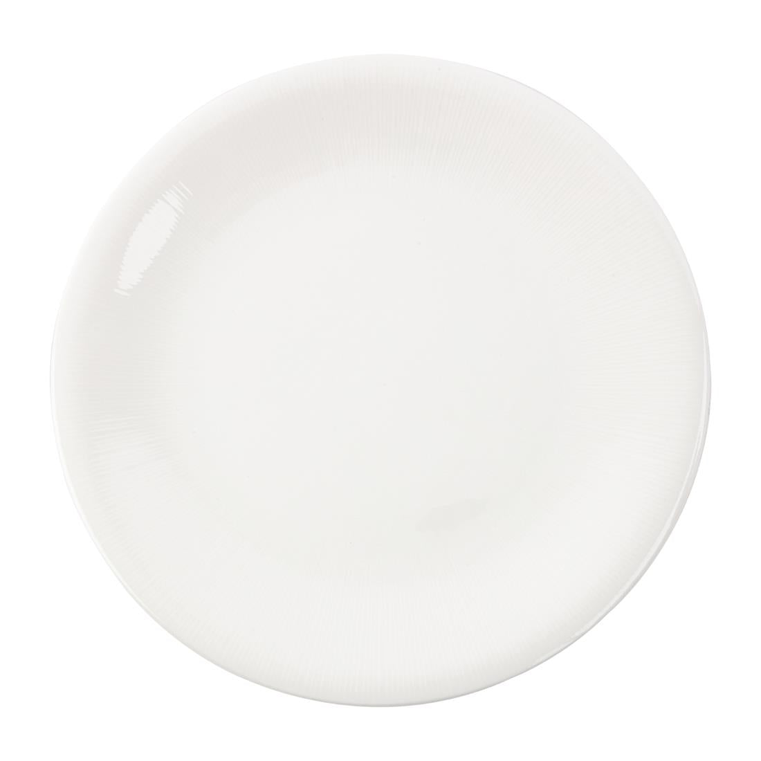 FB642 Royal Bone Ascot Embossed Coupe Plate 265mm (Pack of 6) JD Catering Equipment Solutions Ltd
