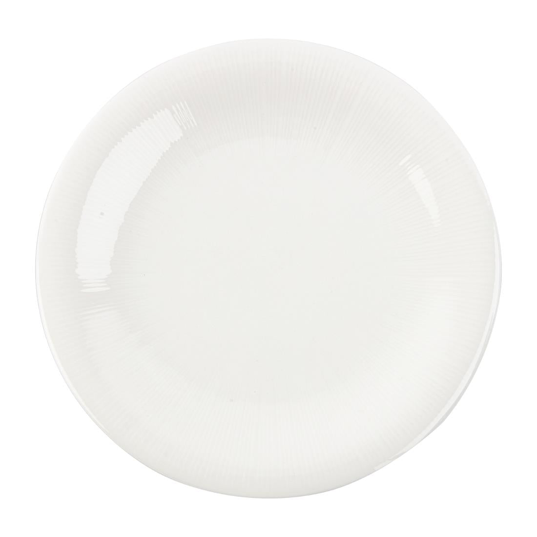 FB644 Royal Bone Ascot Embossed Coupe Plate 180mm (Pack of 12) JD Catering Equipment Solutions Ltd