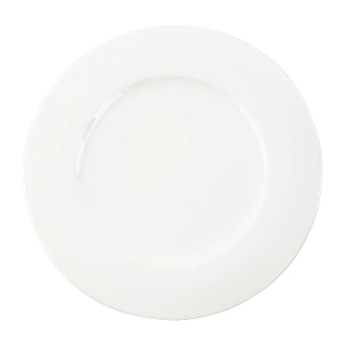 FB648 Royal Bone Ascot Wide Rim Flat Profile Plate 275mm (Pack of 6) - JD Catering Equipment Solutions Ltd