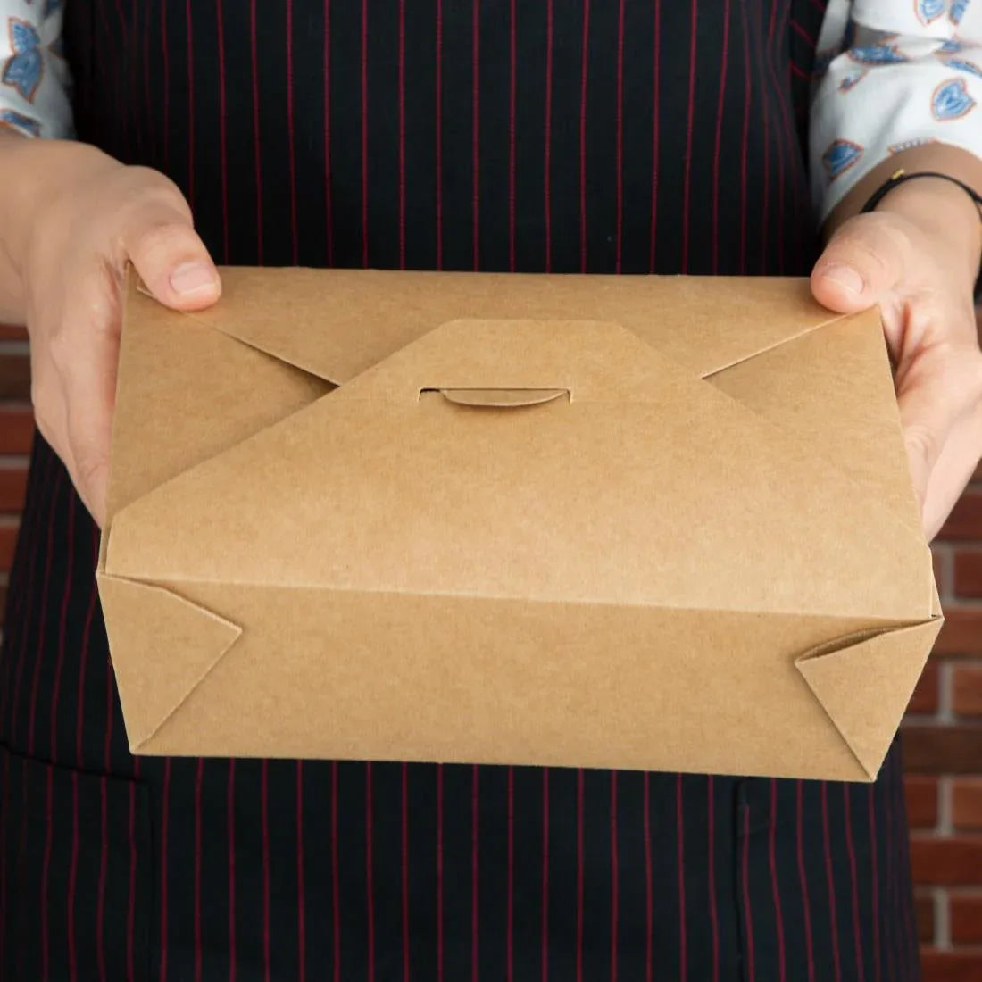 FB675 Fiesta Compostable Paperboard Food Cartons 1800ml / 63oz (Pack of 200) - JD Catering Equipment Solutions Ltd