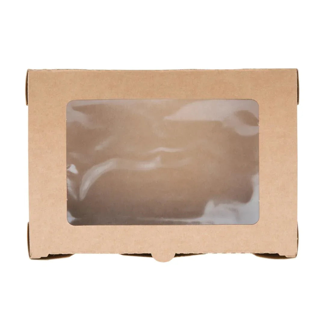 FB676 Fiesta Compostable Salad Boxes with PLA Windows 700ml (Pack of 200) - JD Catering Equipment Solutions Ltd