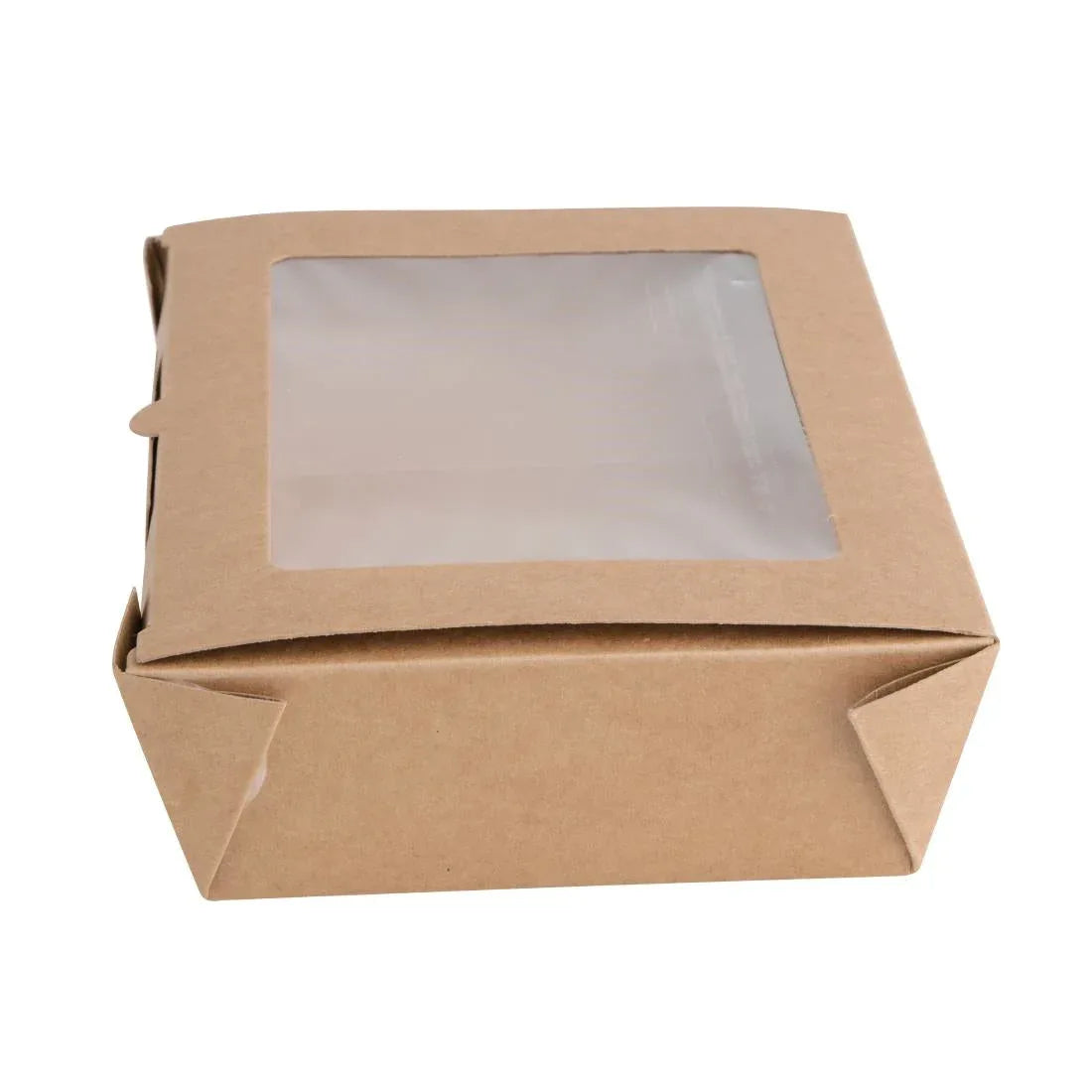 FB676 Fiesta Compostable Salad Boxes with PLA Windows 700ml (Pack of 200) - JD Catering Equipment Solutions Ltd
