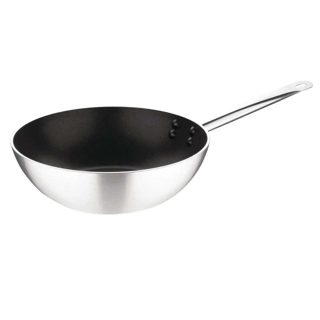 FB690 Vogue Non-stick Teflon Aluminium Platinum Plus Wok 300mm - JD Catering Equipment Solutions Ltd