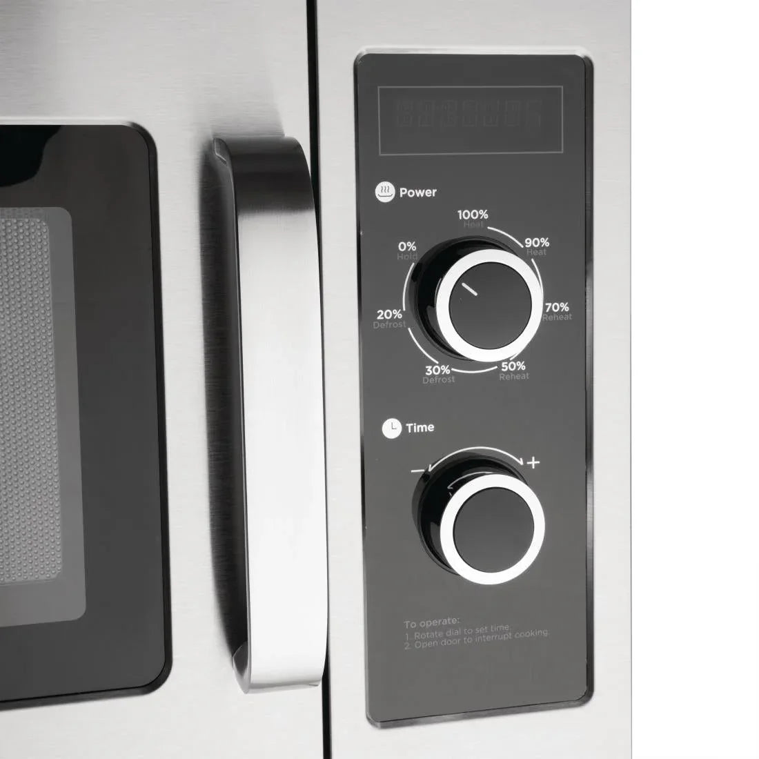 FB863 Buffalo Manual Commercial Microwave Oven 34ltr 1800W - JD Catering Equipment Solutions Ltd