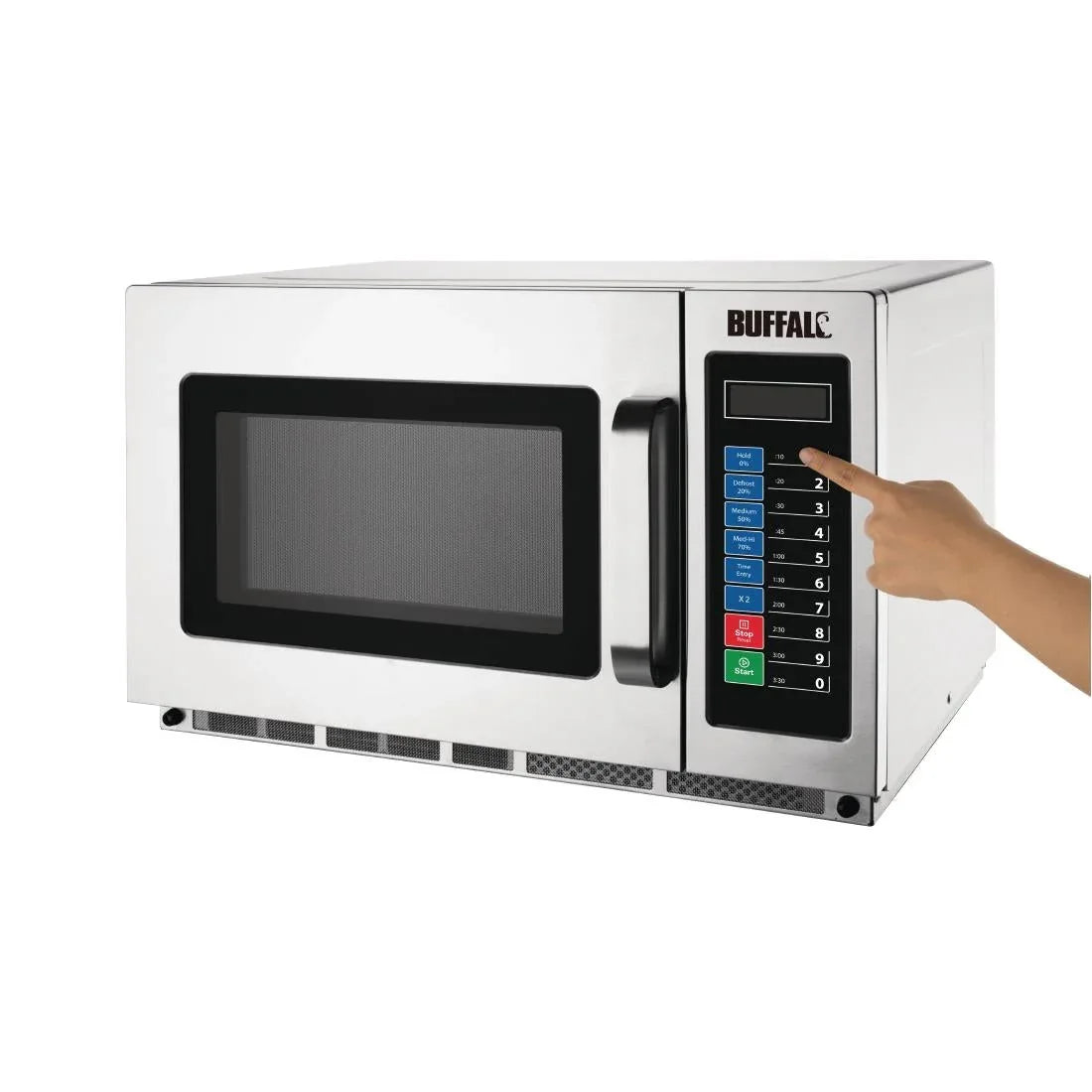 FB864 Buffalo Programmable Commercial Microwave Oven 34ltr 1800W - JD Catering Equipment Solutions Ltd