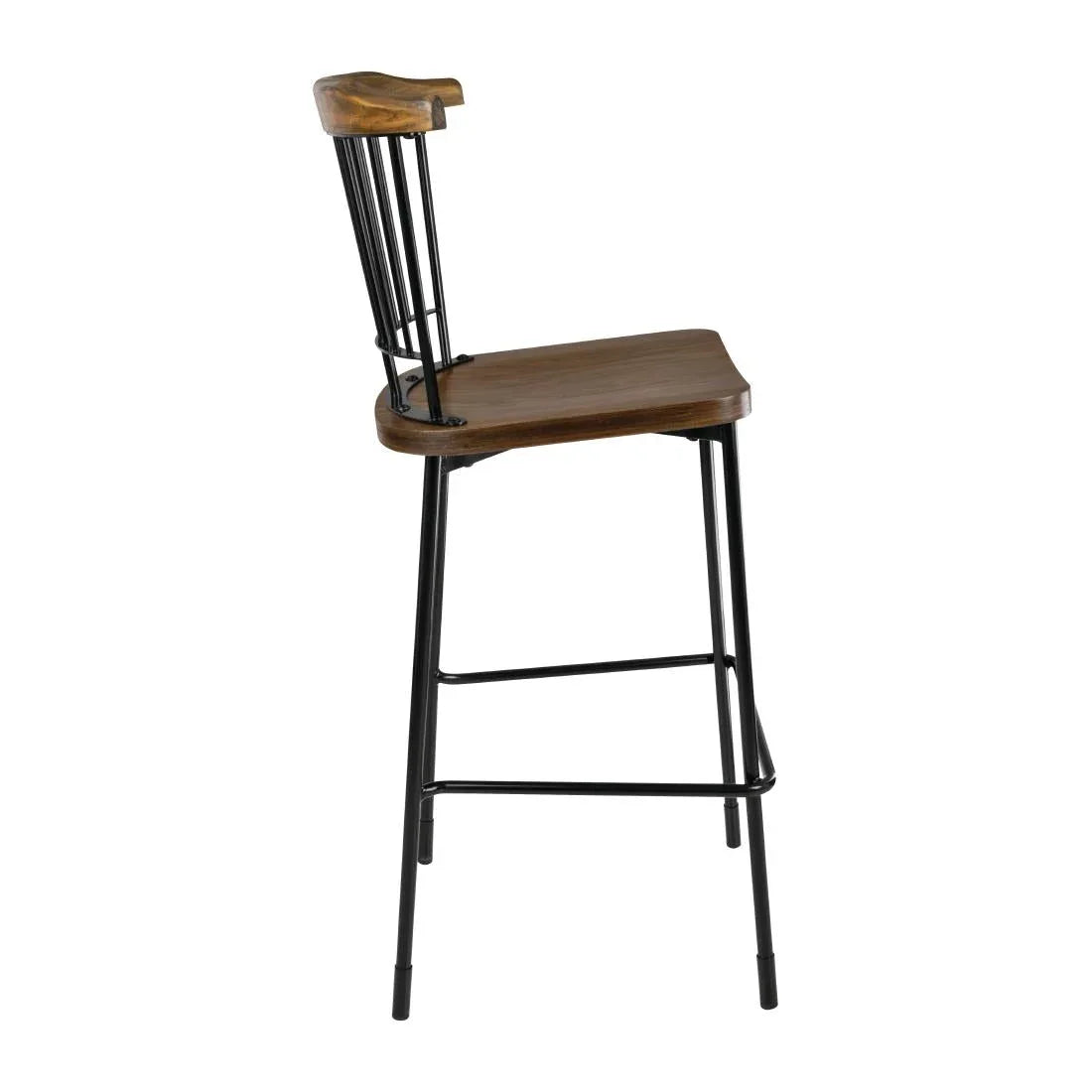 FB873 Bolero Scandi High Stools Black (Pack of 2) - JD Catering Equipment Solutions Ltd