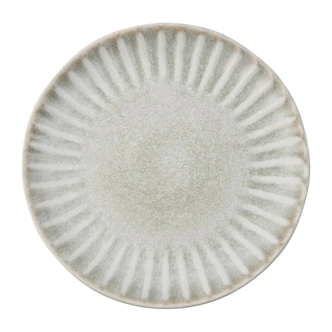 FB954 Olympia Corallite Plates Concrete Grey 280mm (Pack of 6) - JD Catering Equipment Solutions Ltd
