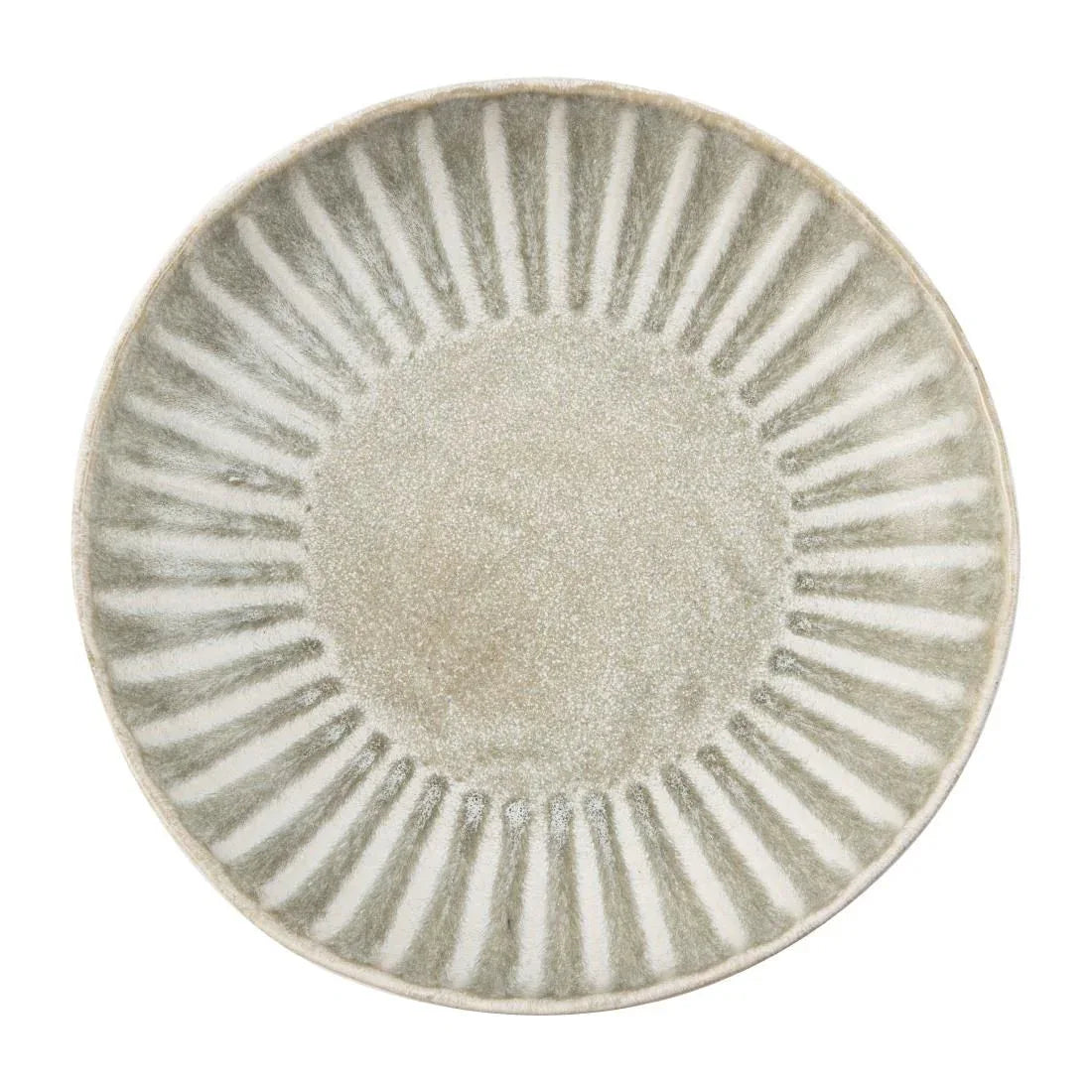 FB955 Olympia Corallite Plates Concrete Grey 205mm (Pack of 6) - JD Catering Equipment Solutions Ltd