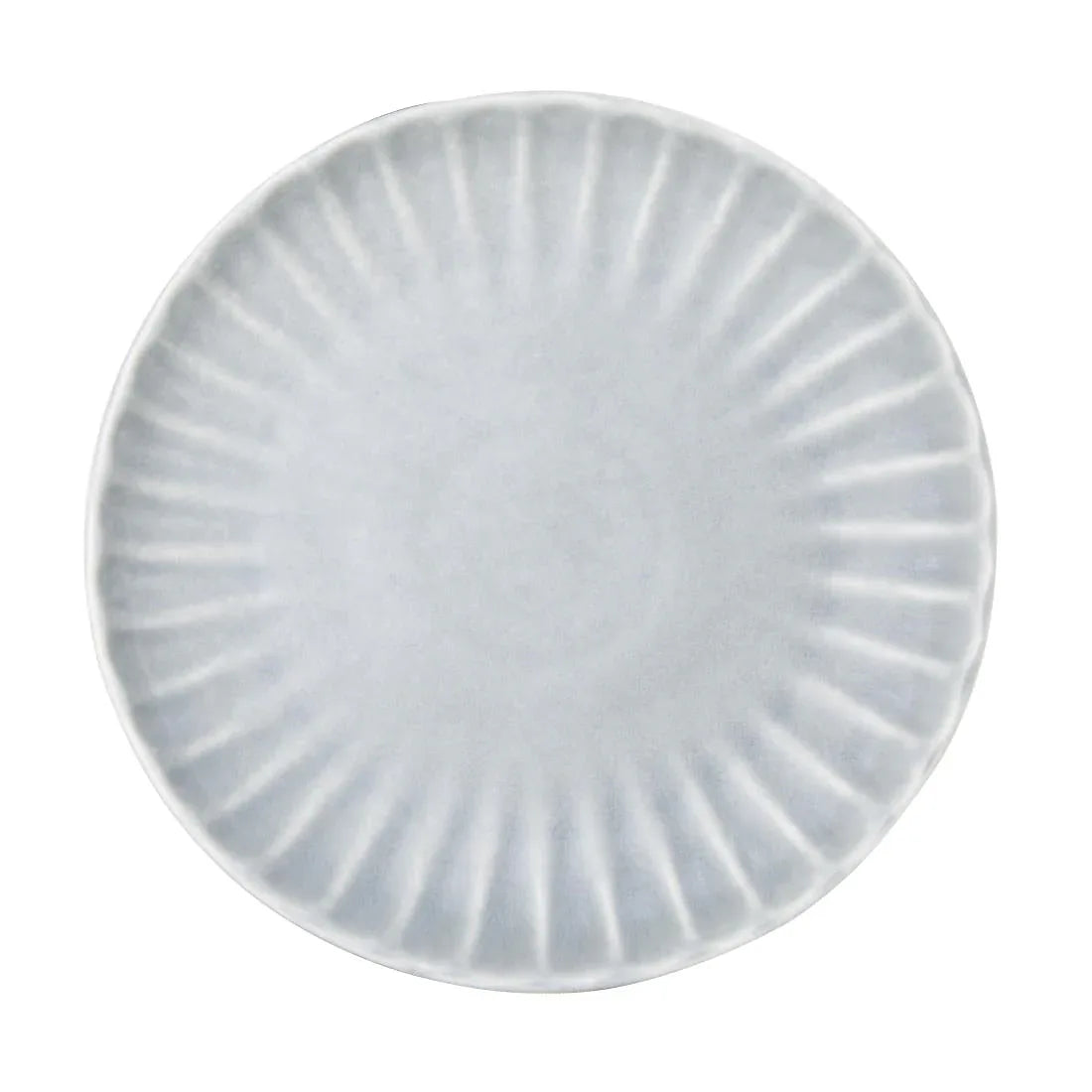 FB955 Olympia Corallite Plates Concrete Grey 205mm (Pack of 6) - JD Catering Equipment Solutions Ltd