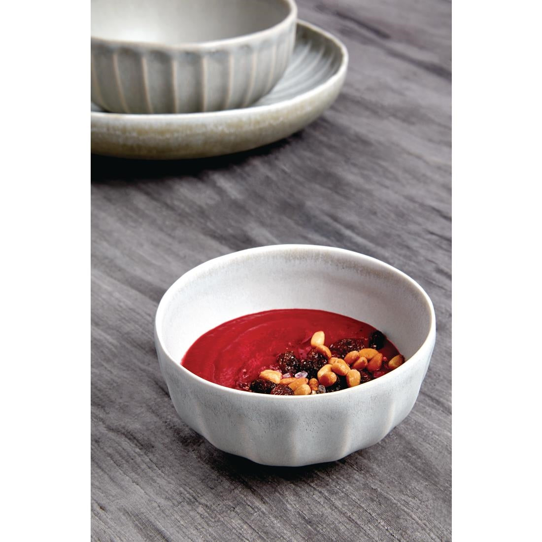 FB956 Olympia Corallite Deep Bowls Concrete Grey 150mm (Pack of 6) JD Catering Equipment Solutions Ltd