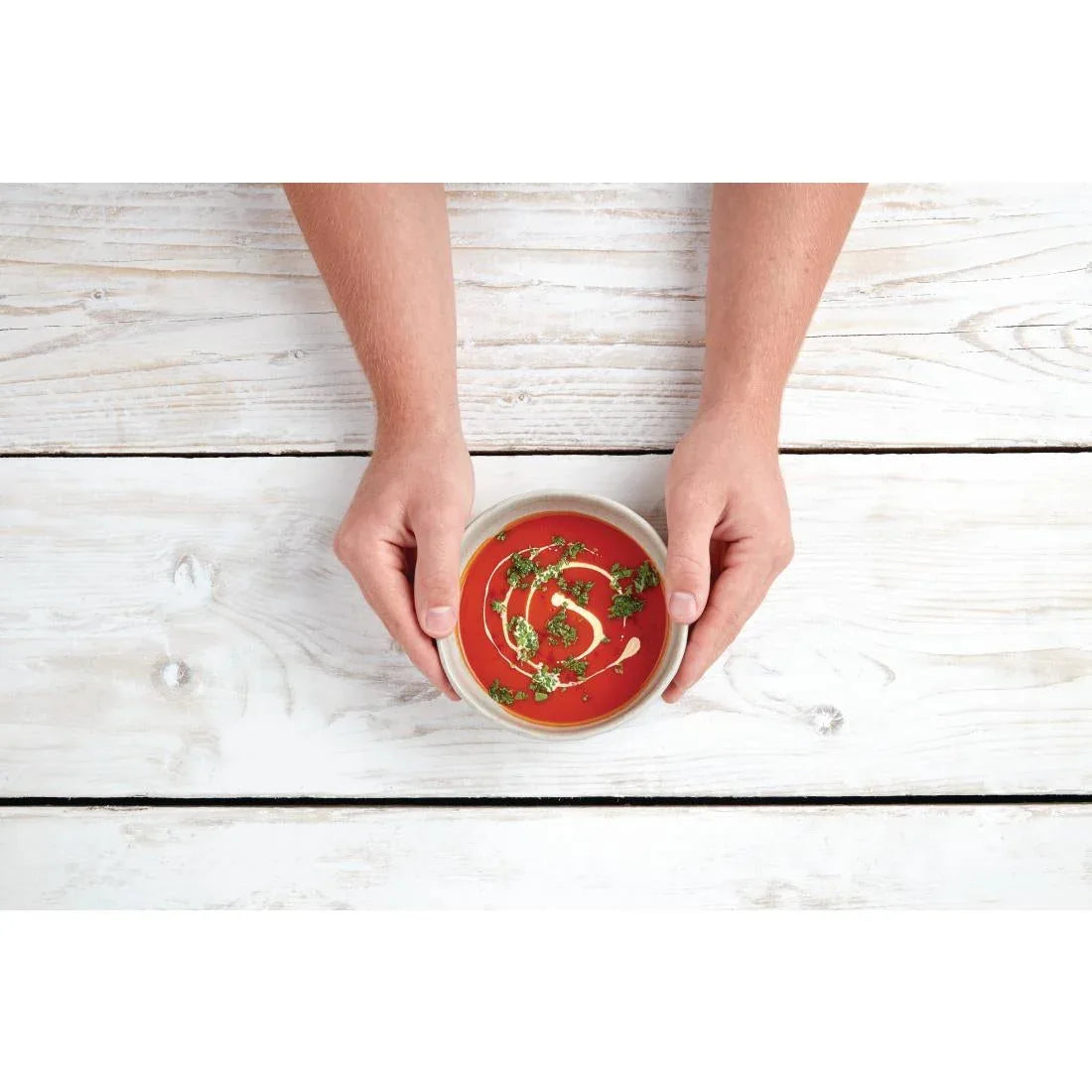 FB958 Olympia Corallite Deep Bowls Concrete Grey 105mm (Pack of 12) - JD Catering Equipment Solutions Ltd