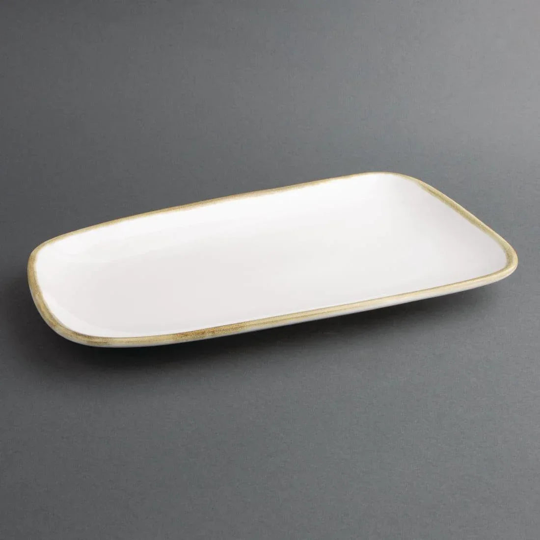 FB976 Olympia Kiln Platter Chalk 335mm (Pack of 4) - JD Catering Equipment Solutions Ltd