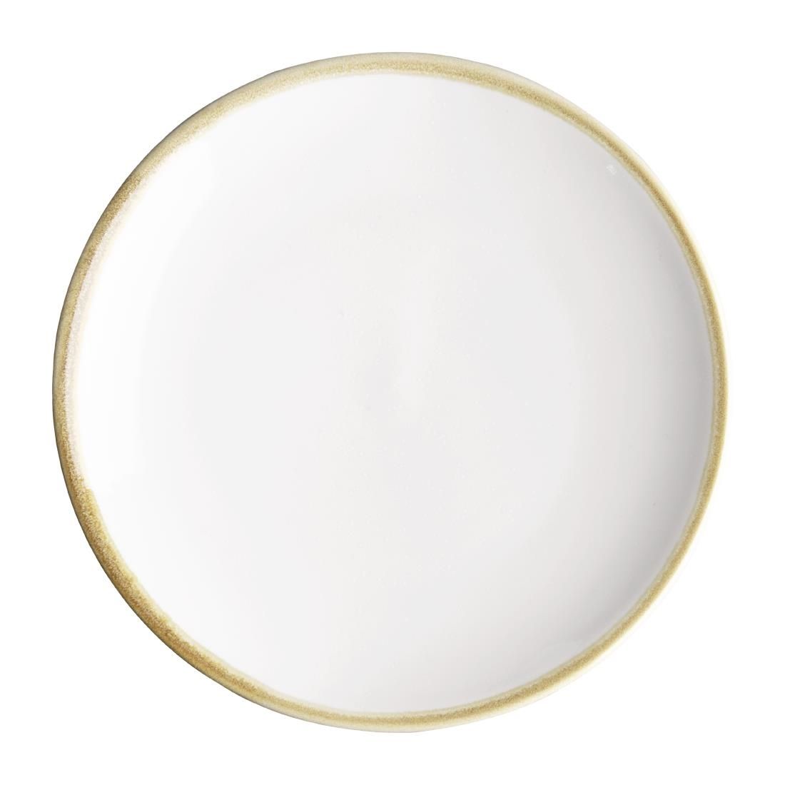 FB980 Olympia Kiln Round Coupe Plate Chalk 178mm (Pack of 6) JD Catering Equipment Solutions Ltd