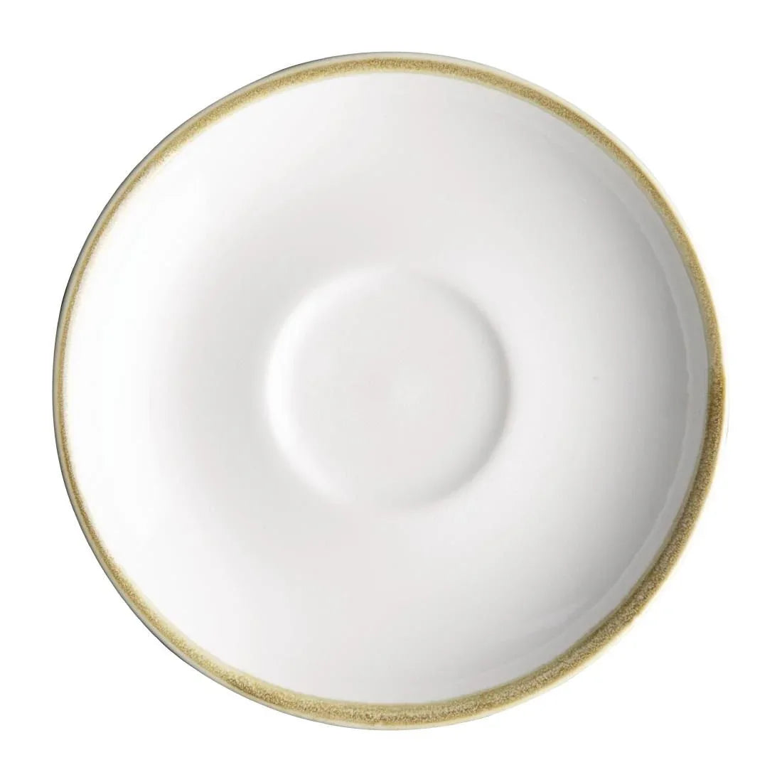FB991 Olympia Kiln 340ml Cup Saucer Chalk 160mm (Pack of 6) - JD Catering Equipment Solutions Ltd