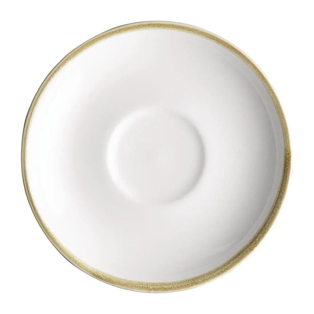 FB991 Olympia Kiln 340ml Cup Saucer Chalk 160mm (Pack of 6) - JD Catering Equipment Solutions Ltd