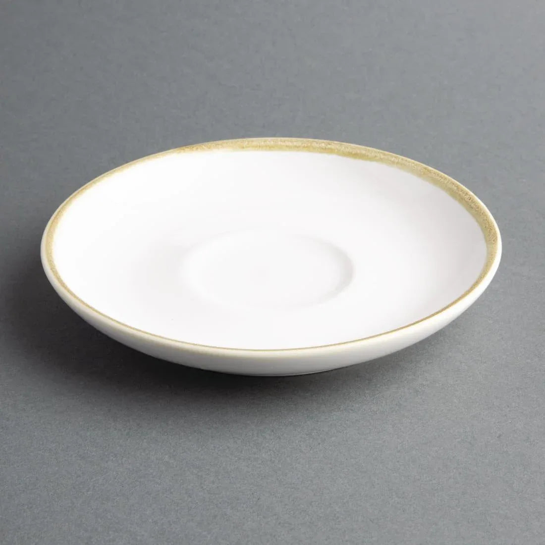FB991 Olympia Kiln 340ml Cup Saucer Chalk 160mm (Pack of 6) - JD Catering Equipment Solutions Ltd