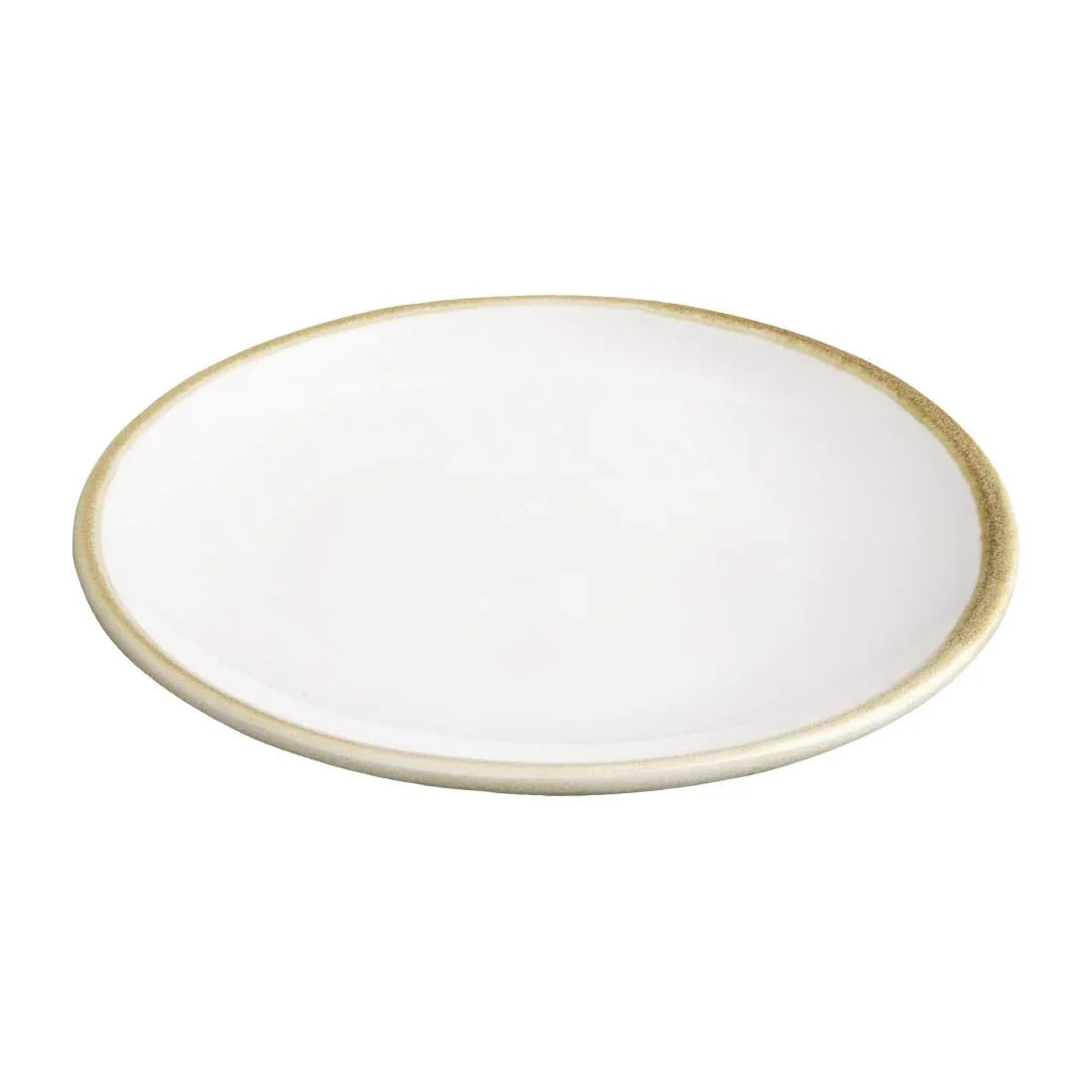 FB999 Olympia Kiln Coupe Plate Chalk 228mm (Pack of 6) - JD Catering Equipment Solutions Ltd