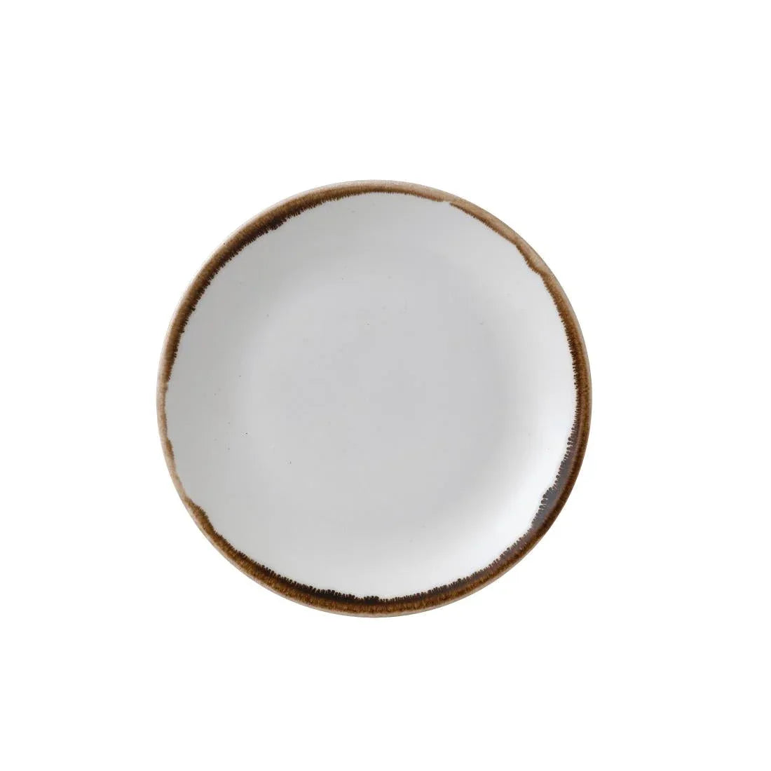 FC004 Dudson Harvest Evolve Coupe Plates Natural 165mm (Pack of 12) - JD Catering Equipment Solutions Ltd