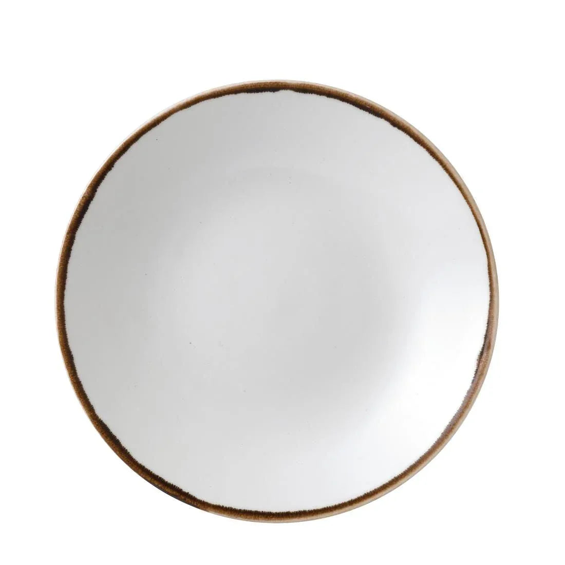 FC009 Dudson Harvest Deep Coupe Plates Natural 255mm (Pack of 12) - JD Catering Equipment Solutions Ltd